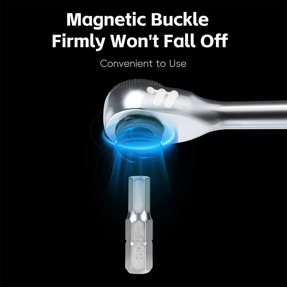 Portable Ratchet Wrench Tool Kit Quick Release Ratchet Wrench Multi Function Repair Tools Set Cycling Accessories