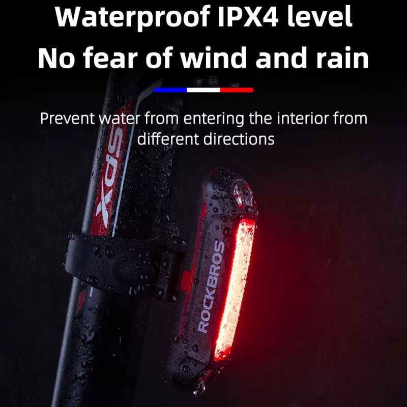 Bike Tail Light Waterproof Seatpost Warning Bicycle Rear Light MTB Road LED Lamp Tailight USB Charging Cycling Light