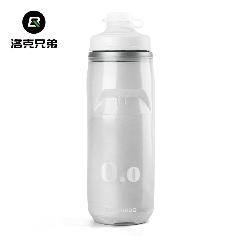 620Ml Cycling Water Bottle Cold Water Insulated Thermal Silicone Bottle Outdoor Sports MTB Road Bike Bicycle Bottle