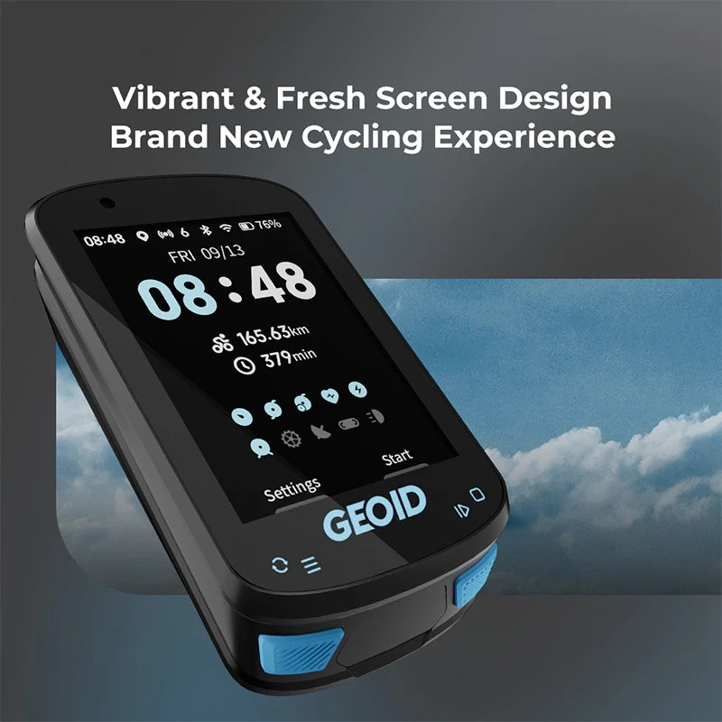 CC600 Color Screen Bike Computer Smart Navigation GPS Wireless Bicycle Speedometer WIFI ANT+ 11 Languages Cycling Odometer