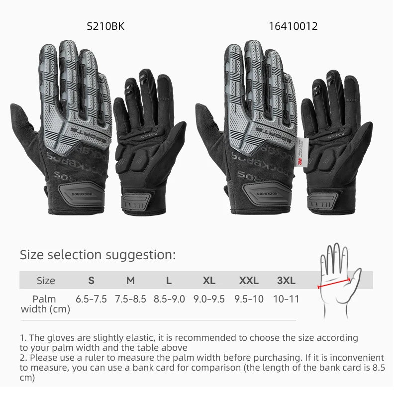Cycling Gloves Tactical Gloves SBR Thickened Pad Shockproof Breathable GEL Bike Motorcycle Winter Warmer Full Finger