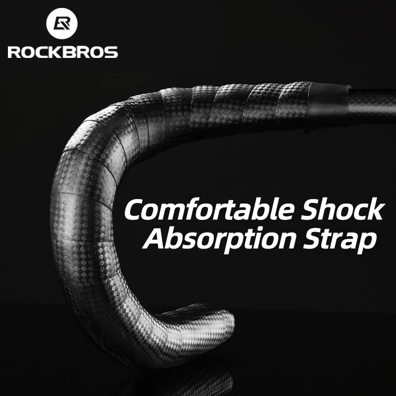 Bicycle Handlebar Tape Road Bicycle Anti-Slip Silica Gel EVA Shock Absorption Handle Bar Tape Cycling Wrap End Plug
