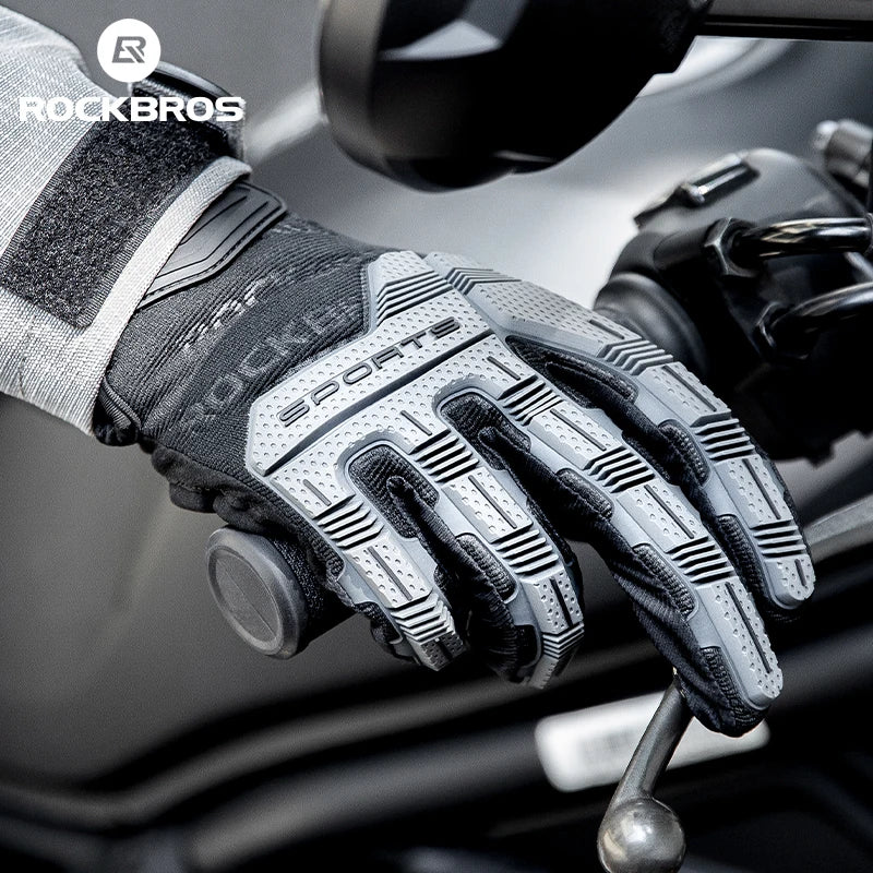 Cycling Gloves Tactical Gloves SBR Thickened Pad Shockproof Breathable GEL Bike Motorcycle Winter Warmer Full Finger