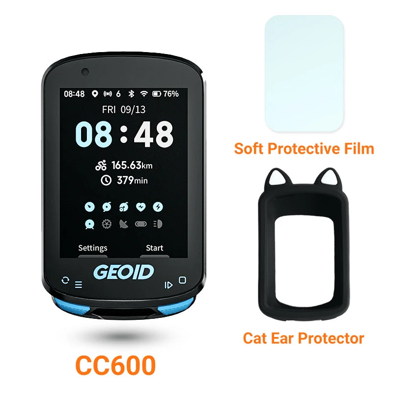 CC600 Color Screen Bike Computer Smart Navigation GPS Wireless Bicycle Speedometer WIFI ANT+ 11 Languages Cycling Odometer
