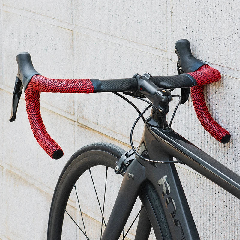 Bicycle Handlebar Tape Road Bicycle Anti-Slip Silica Gel EVA Shock Absorption Handle Bar Tape Cycling Wrap End Plug