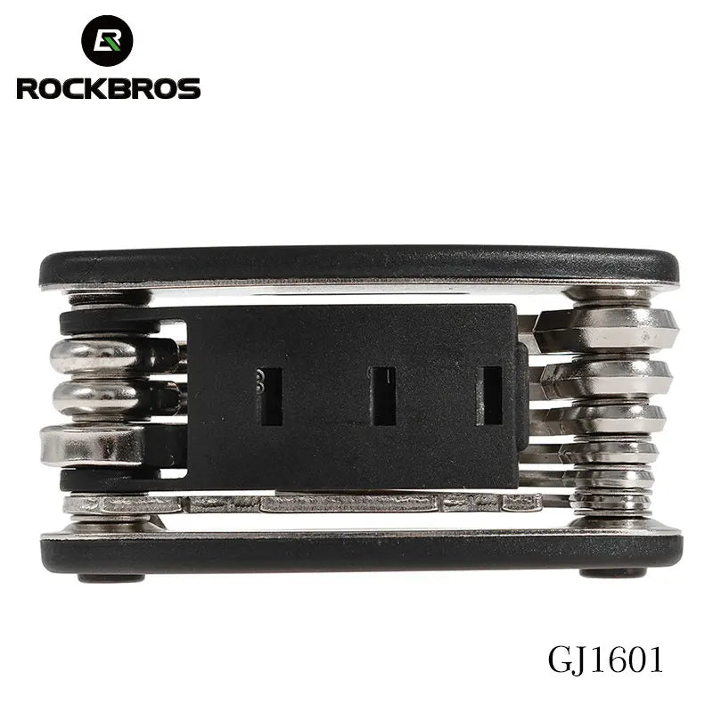 16 in 1 Bike Bicycle Multi Repair Tool Set Kit Hex Spoke Cycle Screwdriver Tool Wrench Mountain Cycle Tool Sets Black