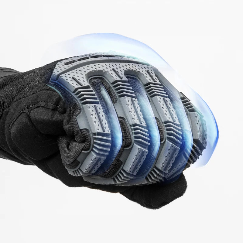 Cycling Gloves Tactical Gloves SBR Thickened Pad Shockproof Breathable GEL Bike Motorcycle Winter Warmer Full Finger