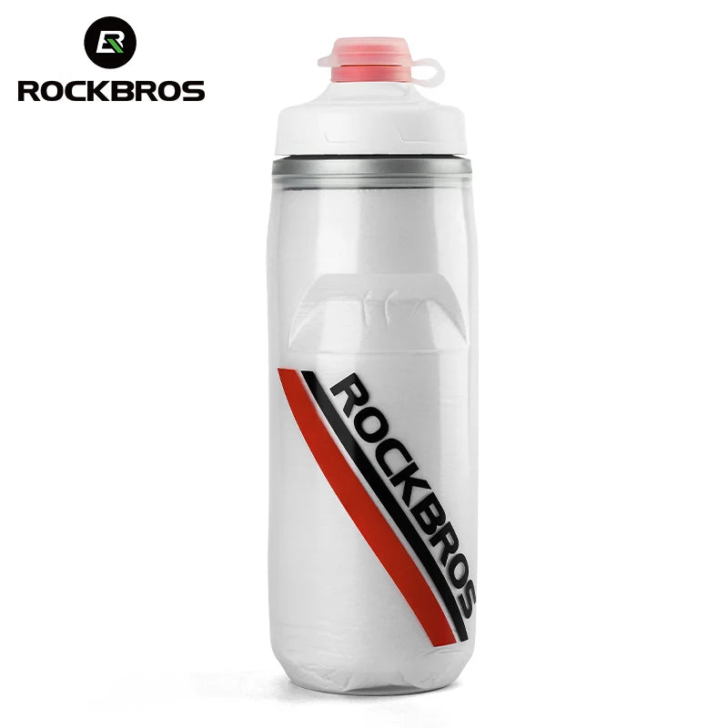 620Ml Cycling Water Bottle Cold Water Insulated Thermal Silicone Bottle Outdoor Sports MTB Road Bike Bicycle Bottle