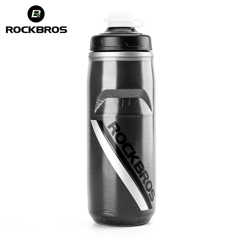 620Ml Cycling Water Bottle Cold Water Insulated Thermal Silicone Bottle Outdoor Sports MTB Road Bike Bicycle Bottle