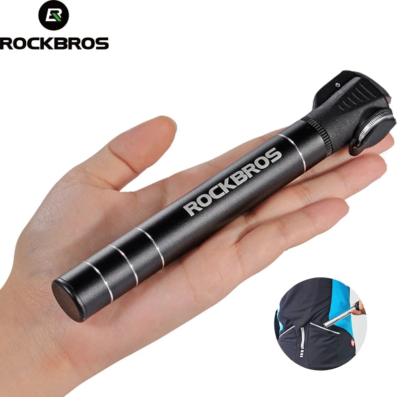 Mini Portable Bicycle Pump 100 Psi Aluminum Alloy Cycling Bike Pump Fit Presta & Schrader Valve MTB Mountain Bike Pump