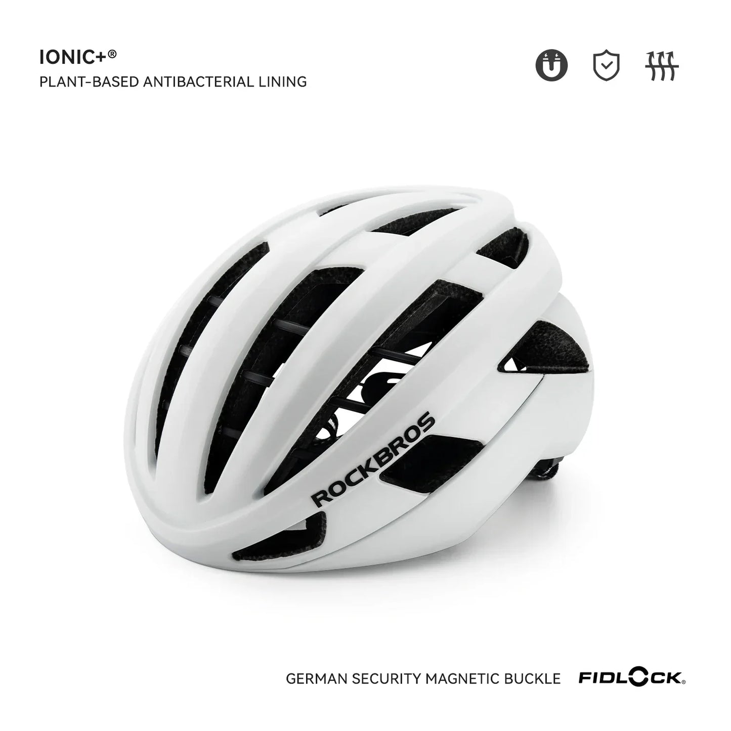 Lightweight Cycling Helmet Breathable Anti-Bacterial Magnetic Buckle Men Women Outdoor Sports MTB Cycling Safety Helmet
