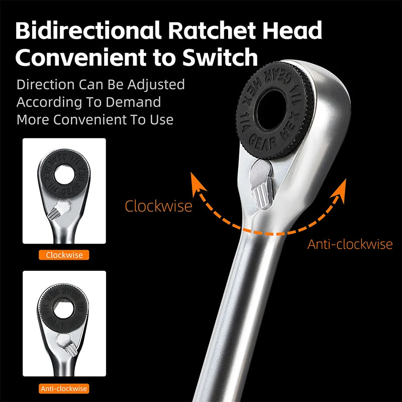 Portable Ratchet Wrench Kit Multifunction Bicycle Tools 14 in 1 Multitool Set Tyre Lever MTB Road Bike Gadgets