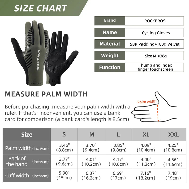 Cycling Gloves Spring Summer Gloves Touch Screen Anti-Slip Breathable MTB Road Bike Running Fitness Gym Motor Gloves