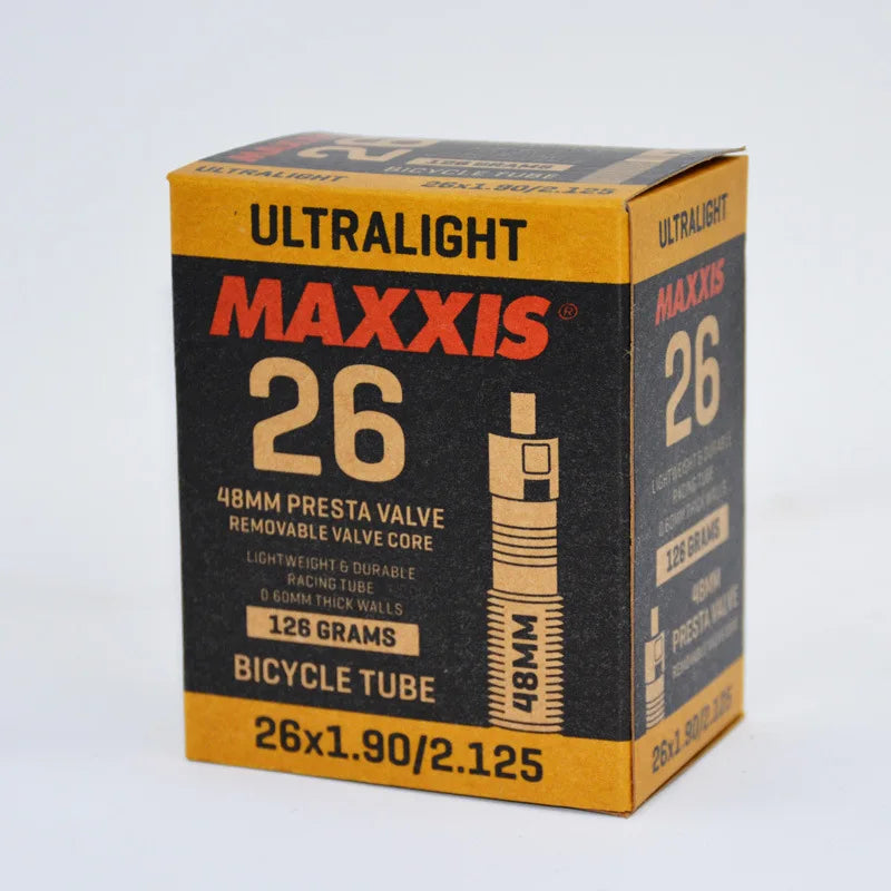 MAXXIS ULTRALIGHT 0.60Mm Thin Wall Bicycle Inner Tube 26 27.5 29 700 FV(PV) AV(SV) for XC Race and Training