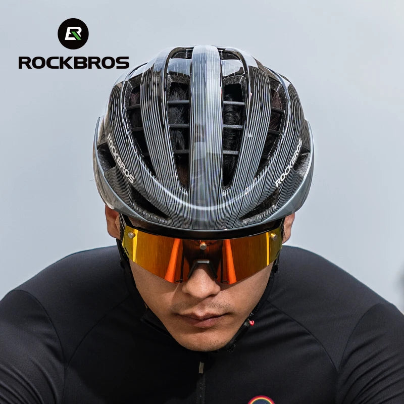 Lightweight Cycling Helmet Breathable Anti-Bacterial Magnetic Buckle Men Women Outdoor Sports MTB Cycling Safety Helmet