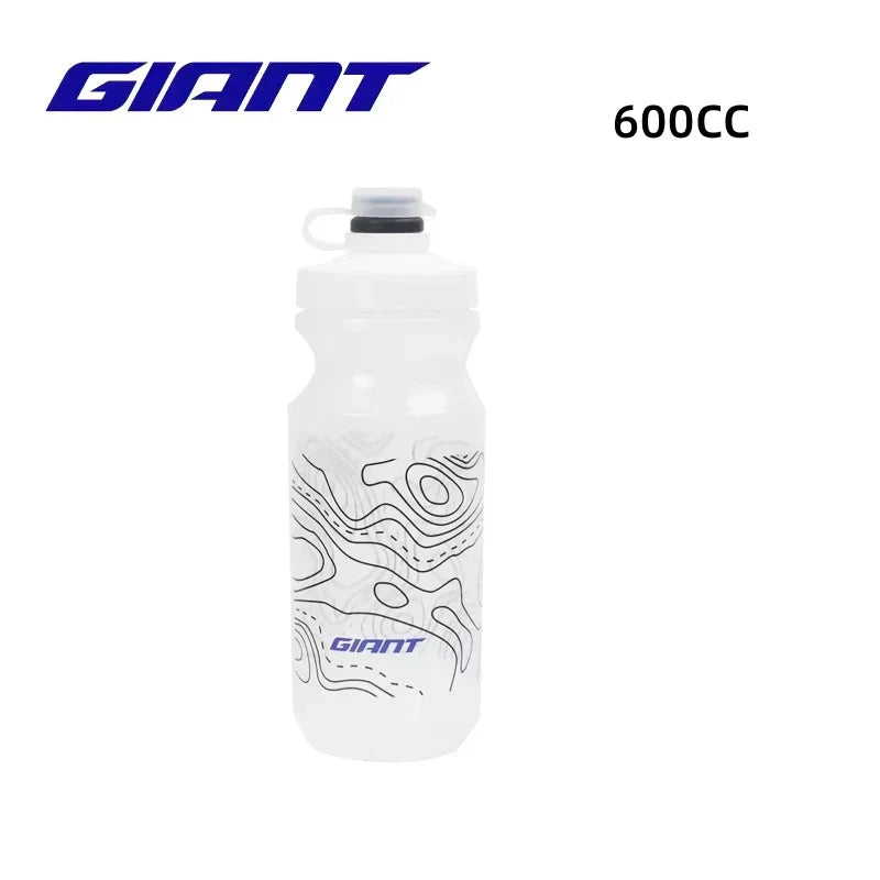 GIANT 600Ml/750Ml Bicycle Bottle MTB Road Bike Water Bottle Outdoor Sports PP Bottles Portable Large Capacity Drink Cycling Cup