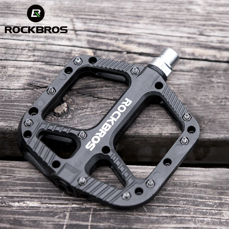 Ultralight Seal Bearings Bicycle Bike Pedals Cycling Nylon Road Bmx Mtb Pedals Flat Platform Bicycle Parts Accessories