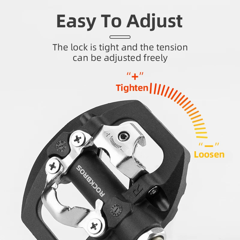 Bicycle Pedals Sealed Bearing Waterproof Anti-Slip Flat Cleat Nylon One-Piece Cycling Pedals SPD Road Bike Accessories