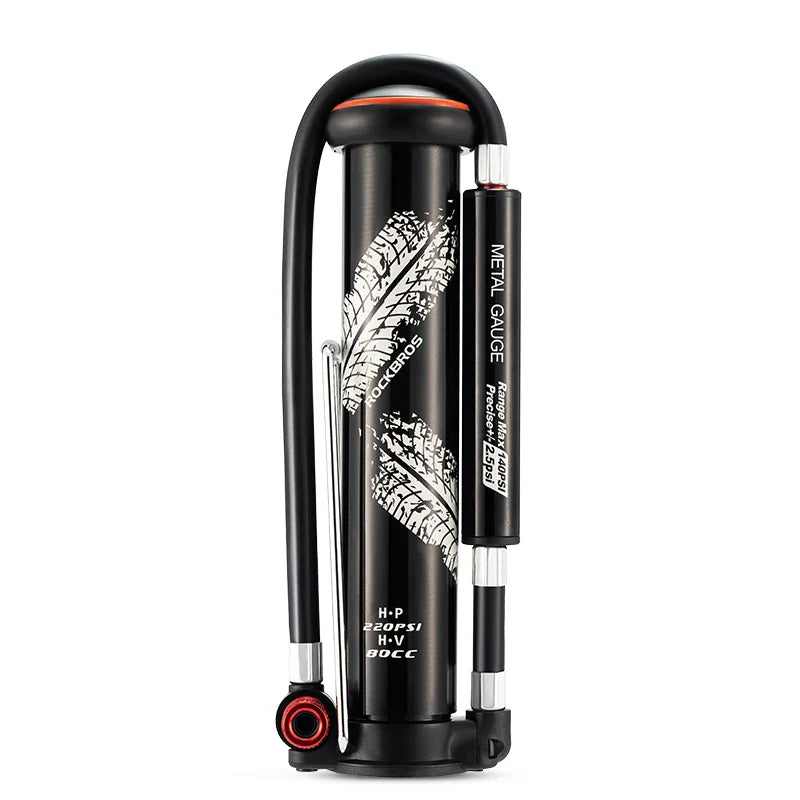 Bicycle Pump 220PSI Mini Hand Air Pump Tire Inflator Schrader Presta Portable AV/FV MTB Bike Road Bike Accessories