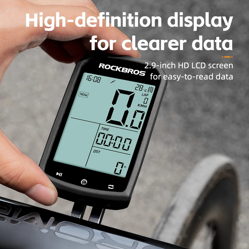 Bicycle Computer GPS 5.0 ANT Bluetooth Waterproof Wireless Cyclocomputer Speedometer Bike Stopwatch Bike Accessories