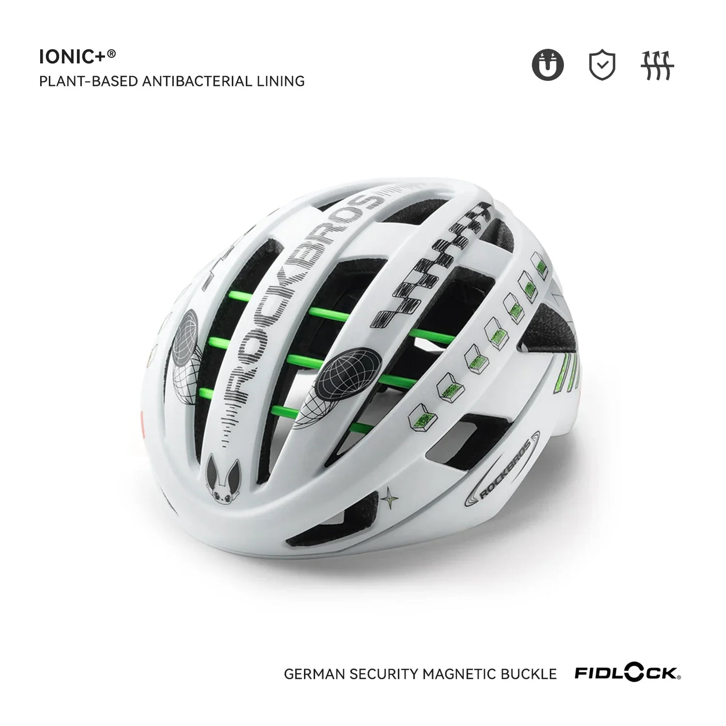 Lightweight Cycling Helmet Breathable Anti-Bacterial Magnetic Buckle Men Women Outdoor Sports MTB Cycling Safety Helmet