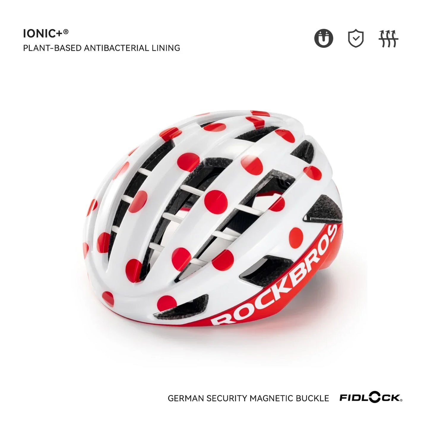 Lightweight Cycling Helmet Breathable Anti-Bacterial Magnetic Buckle Men Women Outdoor Sports MTB Cycling Safety Helmet