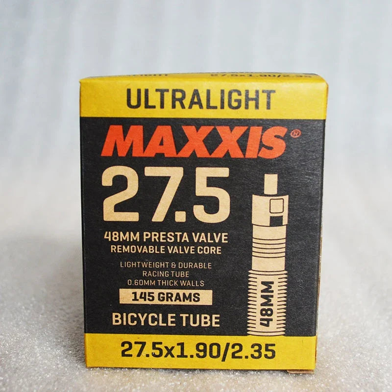 MAXXIS ULTRALIGHT 0.60Mm Thin Wall Bicycle Inner Tube 26 27.5 29 700 FV(PV) AV(SV) for XC Race and Training