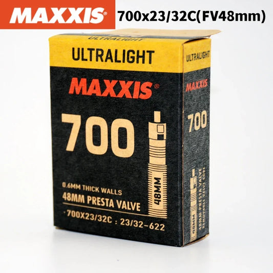 MAXXIS ULTRALIGHT 0.60Mm Thin Wall Bicycle Inner Tube 26 27.5 29 700 FV(PV) AV(SV) for XC Race and Training