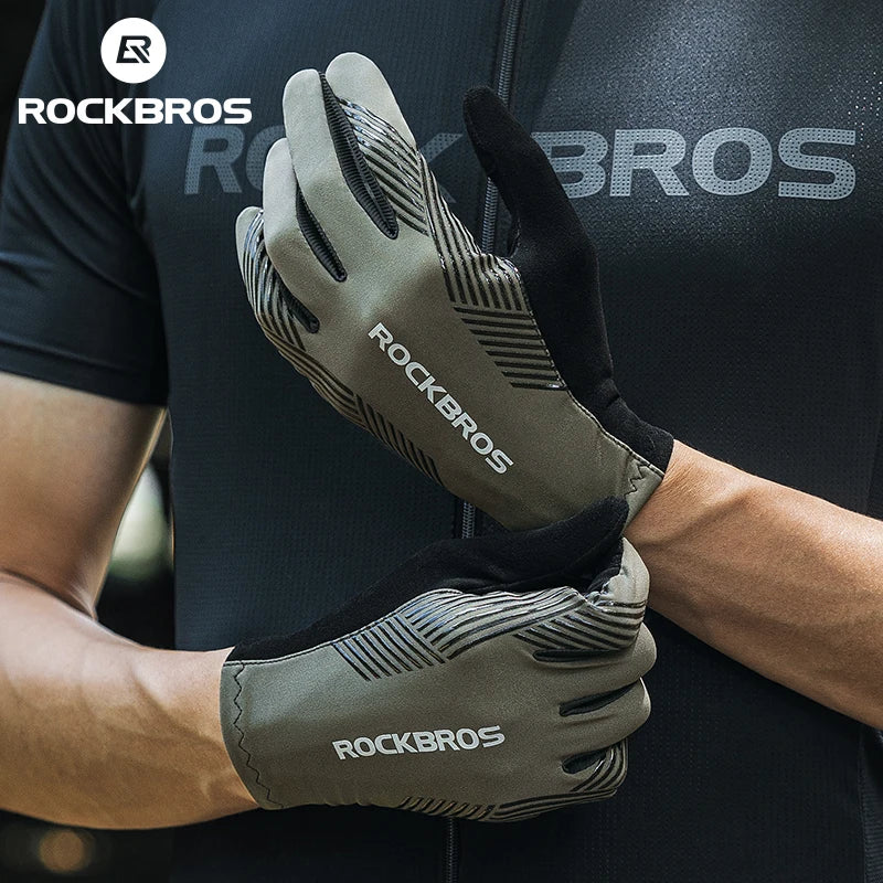 Cycling Gloves Spring Summer Gloves Touch Screen Anti-Slip Breathable MTB Road Bike Running Fitness Gym Motor Gloves