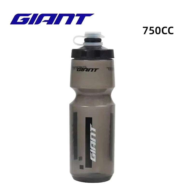 GIANT 600Ml/750Ml Bicycle Bottle MTB Road Bike Water Bottle Outdoor Sports PP Bottles Portable Large Capacity Drink Cycling Cup