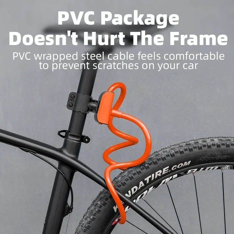 Bicycle Lock Bike Portable Anti-Theft Ring Lock MTB Road Cycling Cable Lock Motorcycle Vehicle Bicycle Accessories