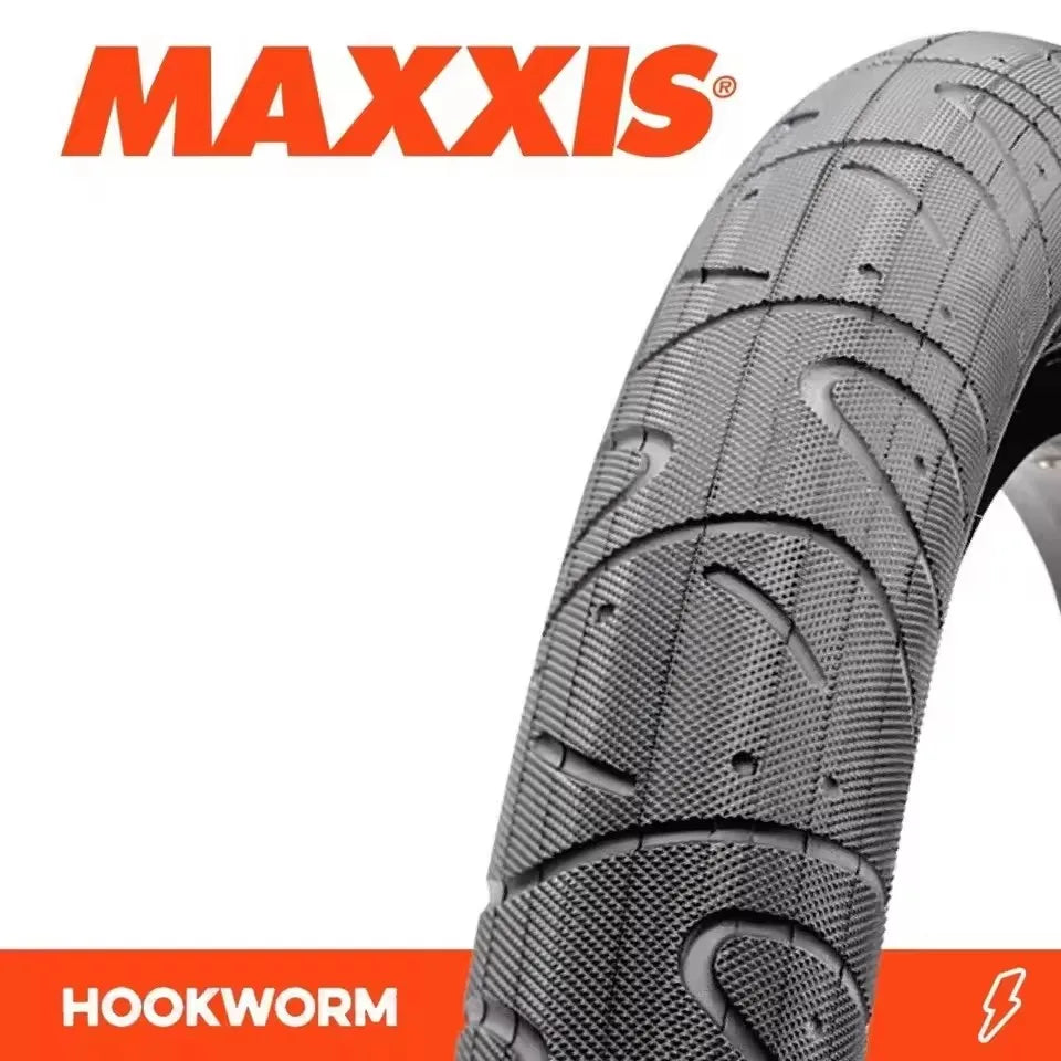 Hookworm 26 X 2.5 Bicycle Tire BMX Wire Bead Clincher Tire for Street Park Vert Flatland 20 Inch 24 26 27.5 or 29 Sizes