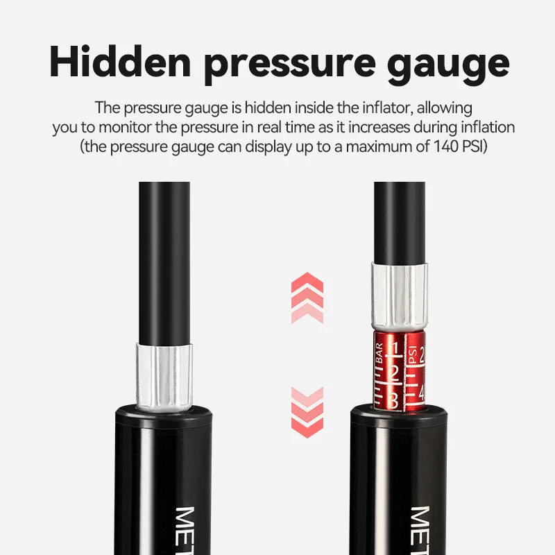 Bicycle Pump 220PSI Mini Hand Air Pump Tire Inflator Schrader Presta Portable AV/FV MTB Bike Road Bike Accessories