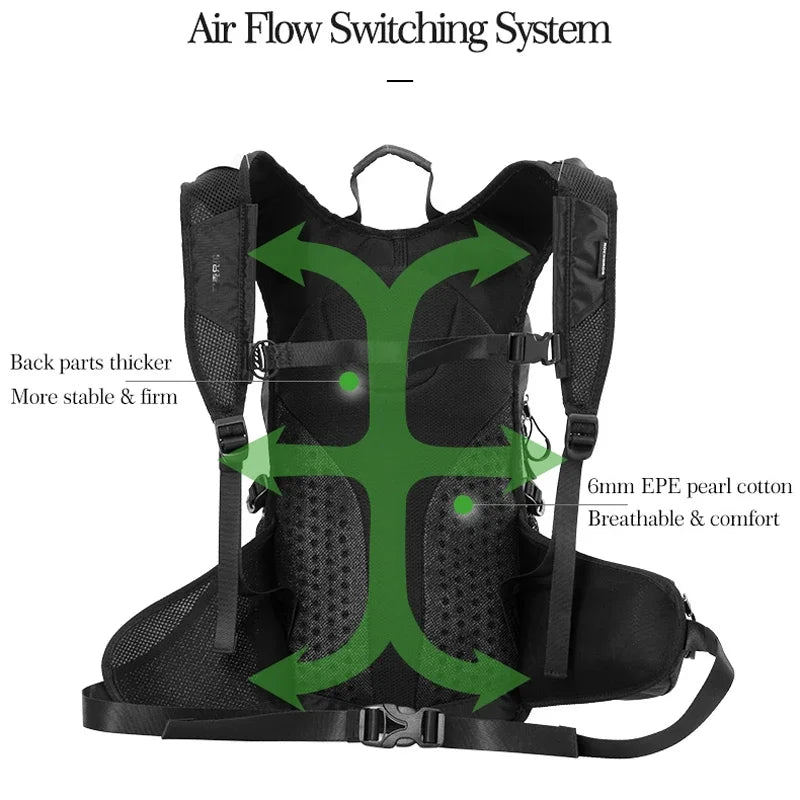 Hiking Bags Cycling Backpack Bicycle Rainproof Sport Bags Camping Outdoor Traveling Breathable High Capacity Backpack