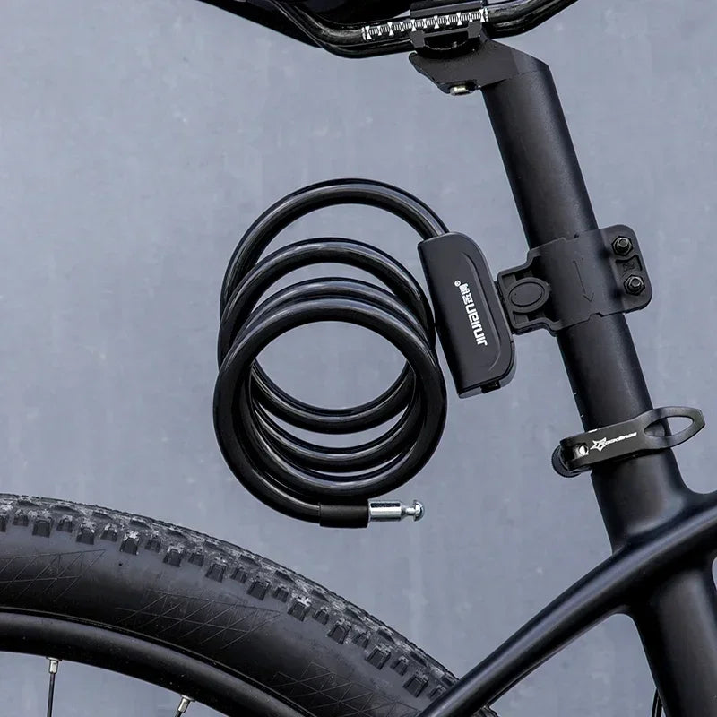 Bicycle Lock Bike Portable Anti-Theft Ring Lock MTB Road Cycling Cable Lock Motorcycle Vehicle Bicycle Accessories