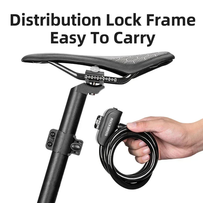 Bicycle Lock Bike Portable Anti-Theft Ring Lock MTB Road Cycling Cable Lock Motorcycle Vehicle Bicycle Accessories
