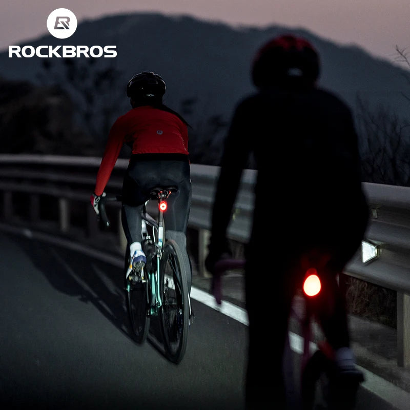 Bike Light Waterproof Type-C Rechargeable Bicycle Headlight 200M Range Flashlight with Tail Light Cycling Accessory