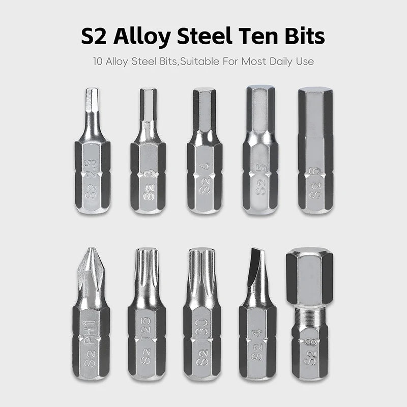 Portable Ratchet Wrench Kit Multifunction Bicycle Tools 14 in 1 Multitool Set Tyre Lever MTB Road Bike Gadgets