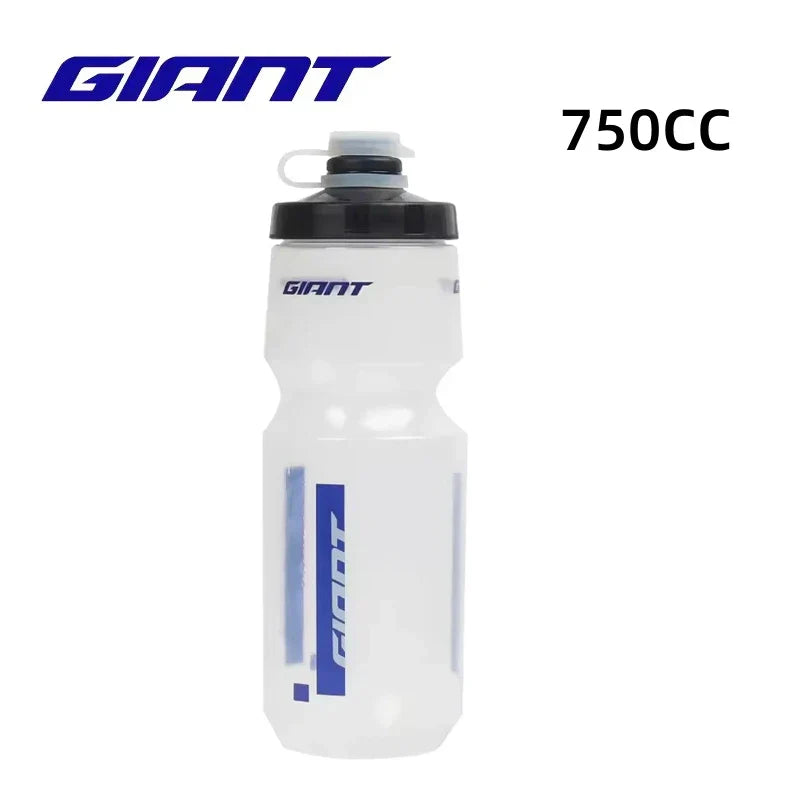 GIANT 600Ml/750Ml Bicycle Bottle MTB Road Bike Water Bottle Outdoor Sports PP Bottles Portable Large Capacity Drink Cycling Cup