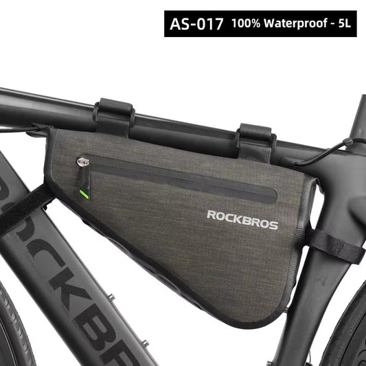 Rainproof Bike Bag Large Capacity MTB Road Frame Bag Triangle Pouch Waterproof Caulking Bicycle Bag Pannier Accessories