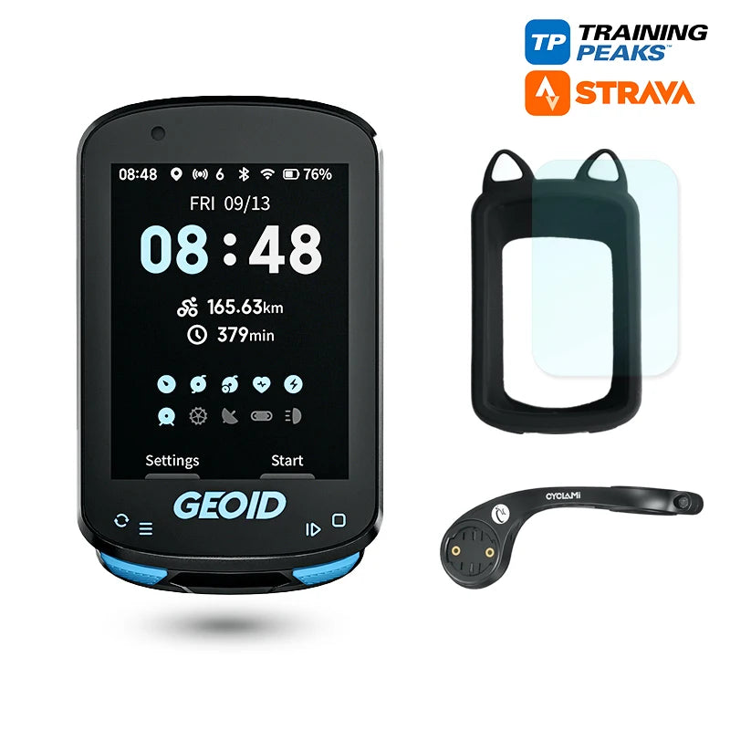 CC600 Color Screen Bike Computer Smart Navigation GPS Wireless Bicycle Speedometer WIFI ANT+ 11 Languages Cycling Odometer