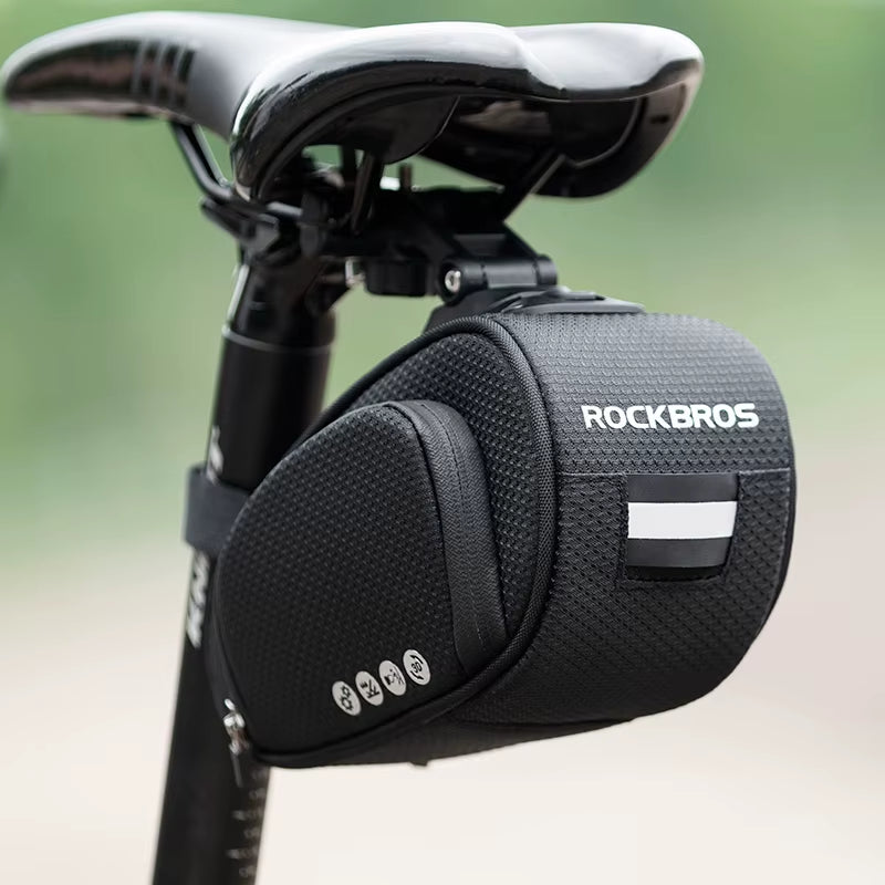 Rainproof Bicycle Bag Shockproof Bike Saddle Bag for Refletive Rear Large Capatity Seatpost MTB Bike Bag Accessories