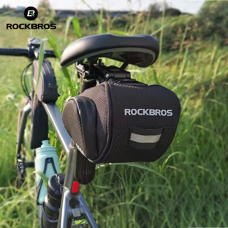 Rainproof Bicycle Bag Shockproof Bike Saddle Bag for Refletive Rear Large Capatity Seatpost MTB Bike Bag Accessories