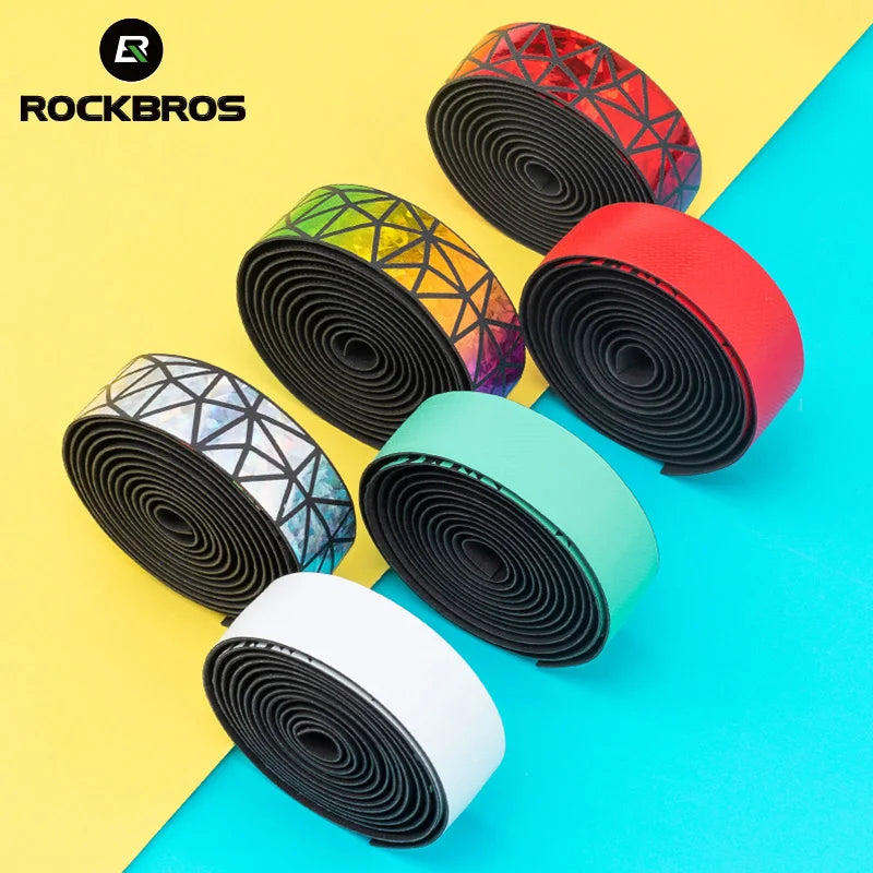 MTB Road Cycling Handlebar Tape 2.3MM Thickened PU Eva Anti-Slip Wear-Resistant Shockproof Grip Strap Bike Accessories