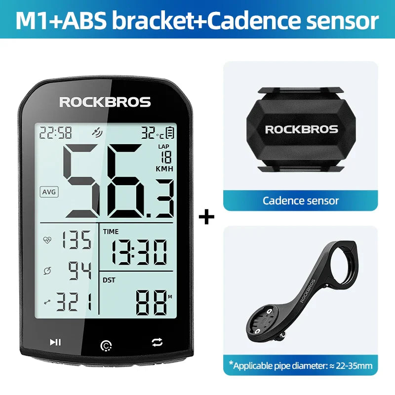 Bicycle Computer GPS 5.0 ANT Bluetooth Waterproof Wireless Cyclocomputer Speedometer Bike Stopwatch Bike Accessories