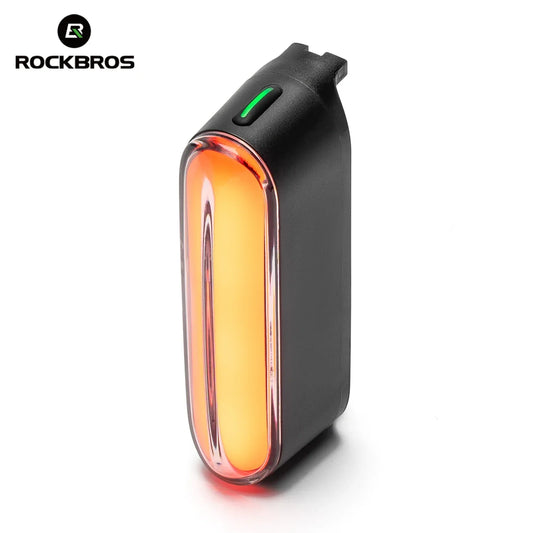 Magnetic Bike Tail Light Type-C 7 Modes Rechargeable LED Bicycle Rear Light for Night Riding Intelligent Brake Sensor