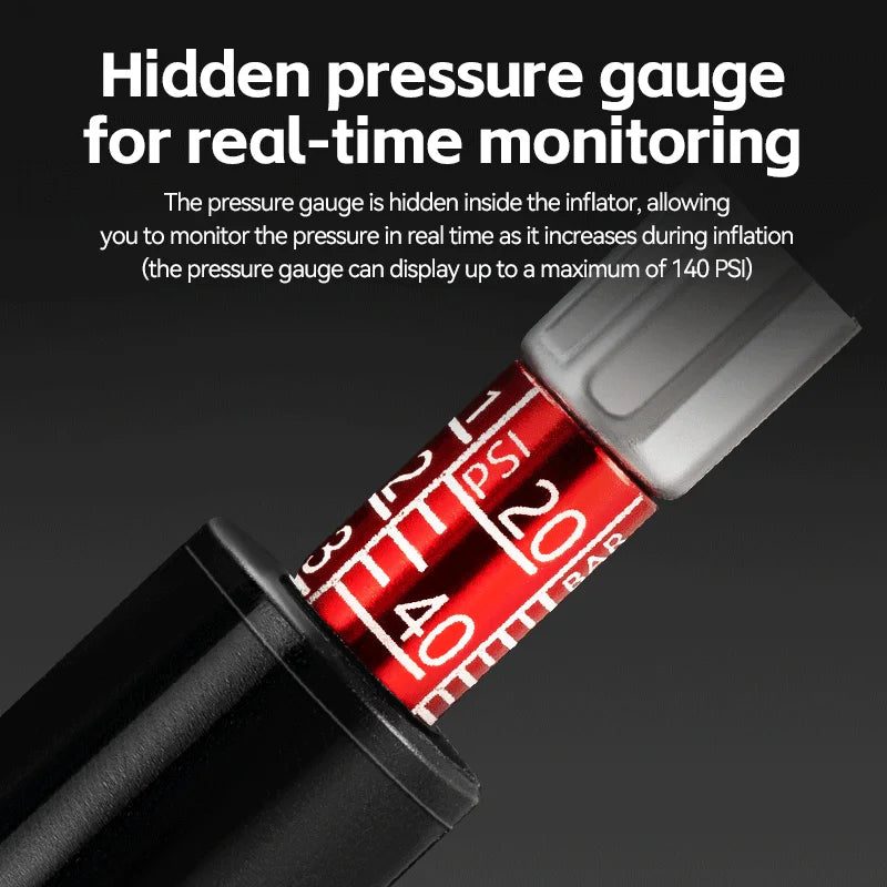Bicycle Pump 220PSI Mini Hand Air Pump Tire Inflator Schrader Presta Portable AV/FV MTB Bike Road Bike Accessories