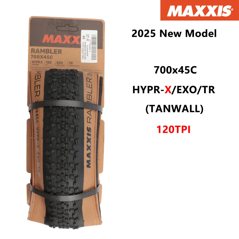 MAXXIS New RAMBLER REAVER Gravel Tire HYPR-X Tubeless Gravel Bike Tire 700X40C/45C Folding Cyclo-Cross Gravel Outer Tire