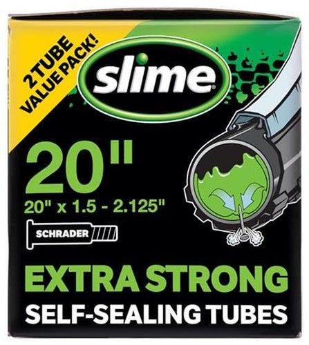 Slime 30075 Bike Inner Tube with Slime Puncture Sealant, Assorted Styles