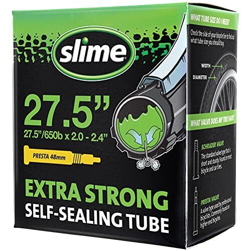 Slime 30075 Bike Inner Tube with Slime Puncture Sealant, Assorted Styles